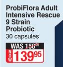ProbiFlora Adult Intensive Rescue 9 Stain Probiotic-30 Capsules