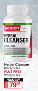 Biogen Herbal Cleanser-60 Capsules + Free 20 Capsules