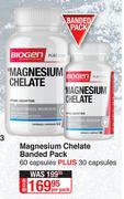 Biogen Magnesium Chelate Banded Pack-60 Capsules + Free 30 Capsules Per Pack
