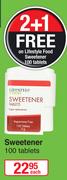 Lifestyle Food Sweetener 100 Tablets-Each