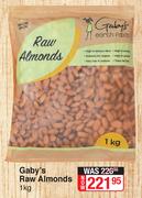 Gaby's Raw Almonds-1Kg