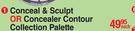 Beauty Treats Conceal & Sculpt Or Concealer Contour Collection Palette-Each