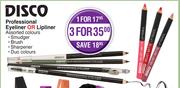 Disco Professional Eyeliner Or Lipliner Assorted Colours