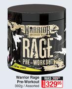 Warrior Rage Pre-Workout Assorted-392g