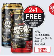 NPL BCAA Ultra Energy Drink Assorted-440ml Each 