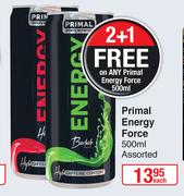 Primal Energy Force Assorted-500ml Each