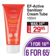 EF-Active Sanitiser Cream Tube-100ml Each