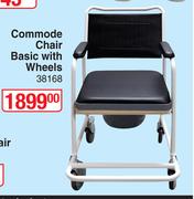Commode Chair Basic With Wheels