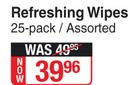Johnson's Daily Essentials Refreshing Wipes Assorted 25 Pack