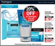 Neutrogena Cleanser Facial Wipes 25 Pack