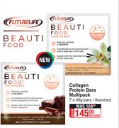 Beauti Food Collagen Protein Bars Multipack Assorted-7 x 40g Bars Per Pack
