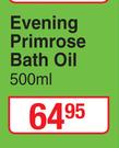 Nature's Nourishment Signature Collection Evening Primrose Bath Oil-500ml