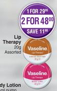 Vaseline Lip Therapy Assorted-20g