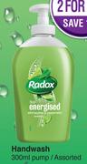 Radox Handwash Pump Assorted-300ml