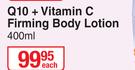 Nivea Q10 + Vitamin C Firming Body Lotion-400ml Each