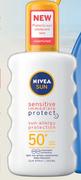 Nivea Sun Sensitive Immediate Protect Sun Spray SPF50+-200ml Each