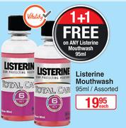 Listerine Mouthwash Assorted-95ml Each