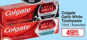 Colgate Optic White Toothpaste Assorted-75ml Each