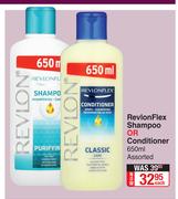 Revlon Flex Shampoo Or Conditioner Assorted- 650ml Each
