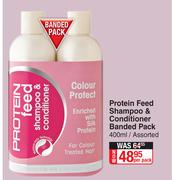 Protein Feed Shampoo & Conditioner Banded Pack Assorted-400ml Per Pack