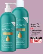 Argan Oil Shampoo Or Conditioner Pump Assorted-1Ltr Each