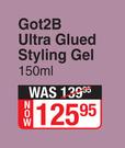 Schwarzkopf Got2B Ultra Glued Styling Gel-150ml