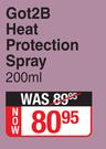Schwarzkopf Got2B Heat Protection Spray-200ml