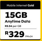Samsung Galaxy Tab A7 Lite/LTE-Mobile Internet Gold