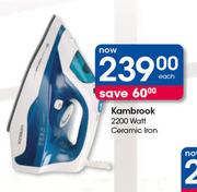 Kambrook 2200 Watt Ceramic Iron-Each