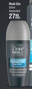 Dove Roll On Assorted-50ml Each