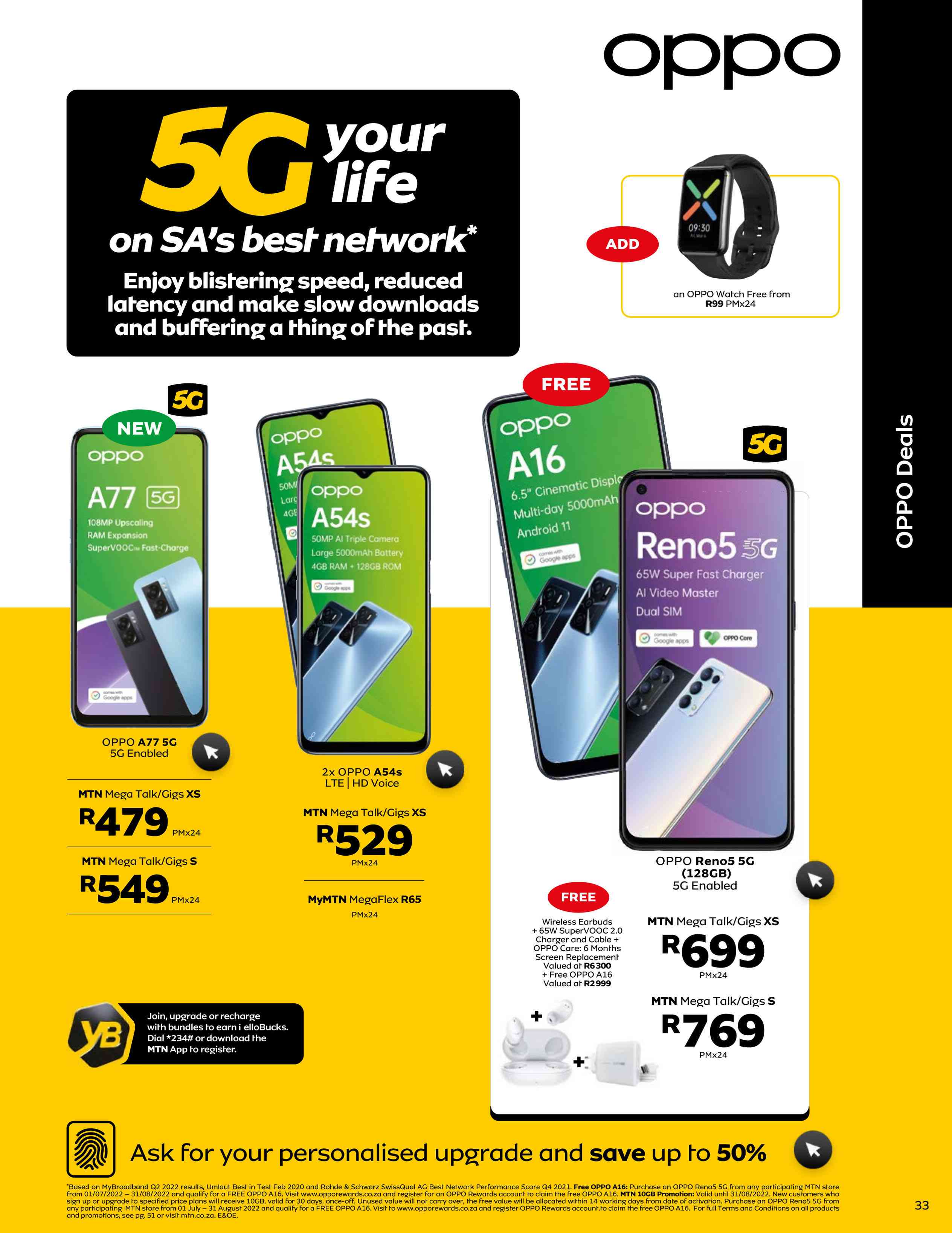 Special Oppo A77 5G EnabledOn MTN Mega Talk/Gigs S — www.guzzle.co.za
