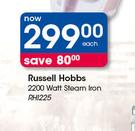 Russell Hobbs 2200 Watt Steam Iron RHI225-Each