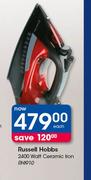 Russell Hobbs 2400 Watt Ceramic Iron RHI910-Each