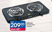 Safeway Double Spiral Hotplate-Each