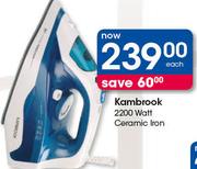 Kambrook 2200 Watt Ceramic Iron-each