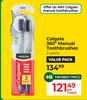 Colgate 360° Manual Toothbrushes-Per 2 Pack