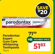 Parodontax Expert Gum Care Whitening Toothpaste-75ml