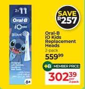 Oral-B IO Kids Replacement Heads-Per 2 Pack