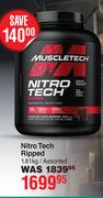 Mustle Tech Nitro Tech Ripped Assorted-1.81kg