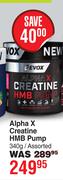 Evox Alpha X Creatine HMB Pump Assorted-340g