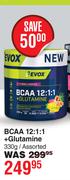 Evox BCAA 12:1:1 +Glutamine Assorted-330g