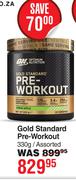 On Gold Standard Pre-Workout Assorted-330g