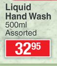Nature's Nourishment Liquid Hand Wash Assorted-500ml