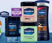 Vaseline Body Lotion Or Cream Assorted-400ml