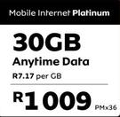 Samsung Galaxy Tab S8+ 5G Enabled-Mobile Internet Platinum