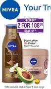 Nivea Body Lotion Or Cream Assorted-400ml