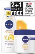 Nivea Q10 Firming Body Cream Or Lotion Assorted-400ml Each