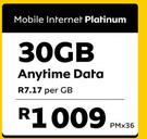  Samsung Galaxy Tab S8+ 5G Enabled-Mobile Internet Platinum
