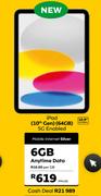 Apple iPad 10th Gen 64GB 5G Enabled