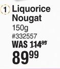 Sally Williams Liquorice Nougat-150g